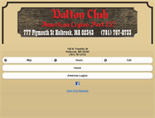 Tablet Screenshot of holbrooklegion.com